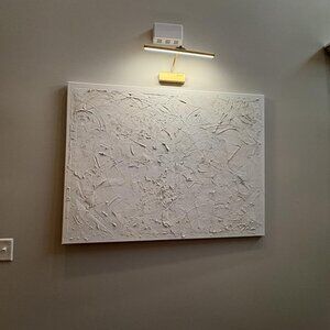 NEW Picture Light with Remote,15.35inch Wireless Rechargeable Battery Wall Light
